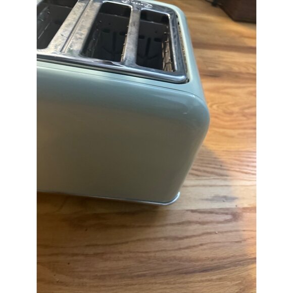 buydeem retro bagel 4Slice Toaster Extra Wide Slots Stainless Steel Mellow Green - Picture 5 of 9